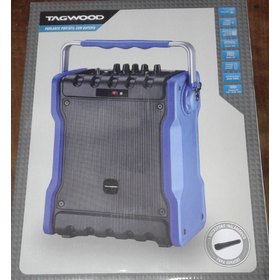 MICRO4U PARLANTE PORTATIL CON BATERIA AZUL 30W RMS