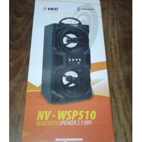 NV-WSP510 BLUETOOTH SPEAKER 2.1 HI FI NEGRO