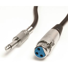 CABLE 6.5 PLUG MONO A CANNON 5 MTS