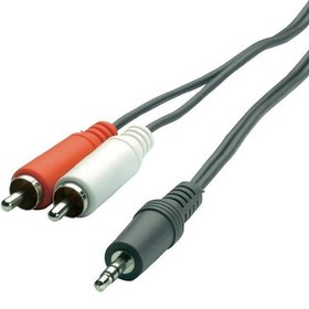 CABLE MINIPLUG 3.5 STEREO A 2 RCA 1.8 MTS