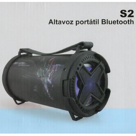 S2 BAZUCA ALTAVOZ PORTATIL NEGRO