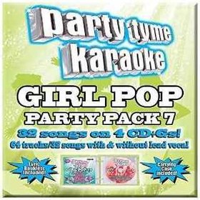 PARTY TYME KARAOKE: GIRL POP PARTY PACK 7 / VAR 4 CD BOXED SET USA IMPORT