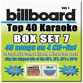 PARTY TYME KARAOKE: BILLBOARD TOP 40 BOXSET 7 / VA 4 CD BOXED SET USA IMPORT