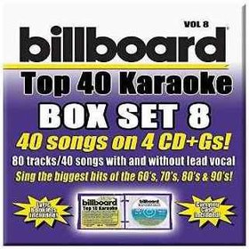 PARTY TYME KARAOKE: BILLBOARD TOP 40 BOXSET 8 / VA 4 CD BOXED SET USA IMPORT