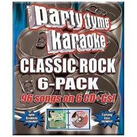 PARTY TYME KARAOKE: CLASSIC ROCK / VARIOUS 6 CD BOXED SET USA IMPORT