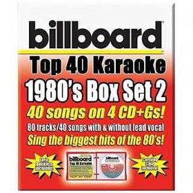 PARTY TYME KARAOKE: BILLBOARD 1980S TOP 40 / VAR CD BOXED SET USA IMPORT