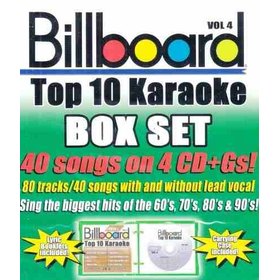 BILLBOARD TOP 10 KARAOKE 4 / VARIOUS 4 CD BOXED SET USA IMPORT