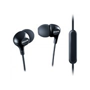 SHE3555-BK TUNES UP BEAT IN EAR HEADPHONES CON MIC BLACK NEGRO