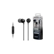 MDR EX15 APBZ IN EAR COMFORTABLE FIT 3.5 STEREO PLUG CON MIC PARA SMARTPHONES NEGRO