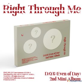 RIGHT THROUGH ME STICKER POSTCARD PHOTO BOOK PHOTOS ASIA IMPORT