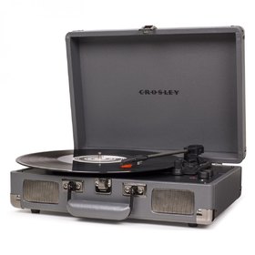 CR8005D-SG CRUISER DELUXE PORTABLE TURNTABLE BLUE AZUL BLUETOOTH