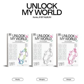 UNLOCK MY WORLD - RANDOM COVER POSTER STICKER + BOOK PHOTO BOOK PHOTOS / PHOTO CARDS ASIA IMPORT